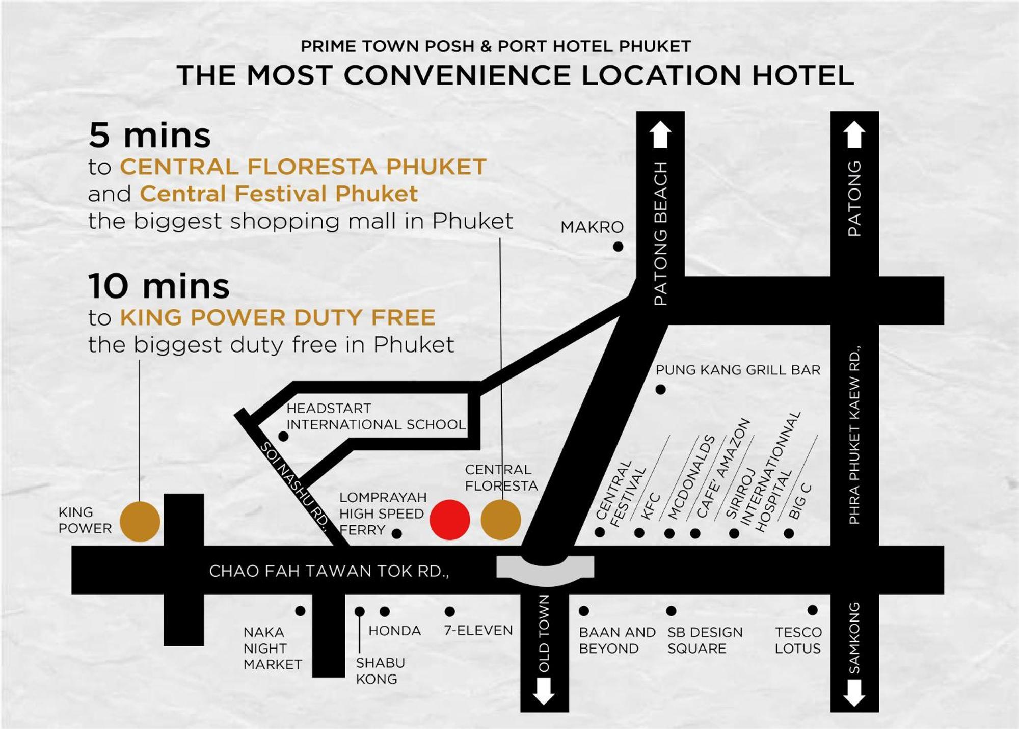 Prime Town - Posh & Port Hotel Phuket Ngoại thất bức ảnh